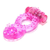 BDStyle Hem Beads Soft TPR Material Vibrating Cock Ring